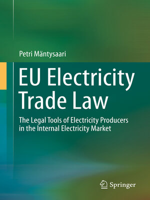 cover image of EU Electricity Trade Law